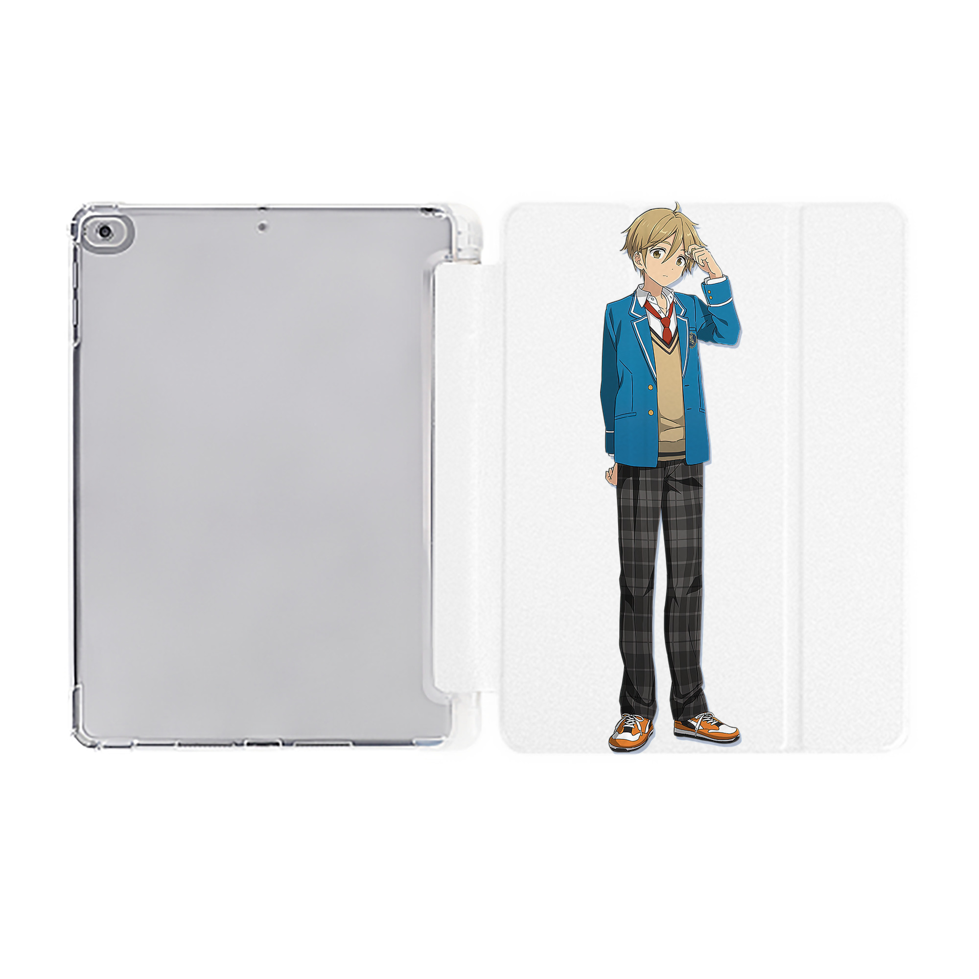 （画像用） あんさんぶるスターズ! Ensemble Stars IPad ケース ペン収納付き 三つ折りスタンド PUレザー×シリコン 対応機種9.5/10.5/10.9インチ